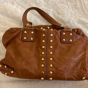Barely used with original bag, brown Michael Kors purse.